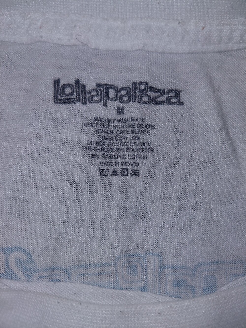 ✨ Excellent GUC ✨Official Lollapalooza 25th Anniversary Buddha Tshirt M! - Picture 7 of 9